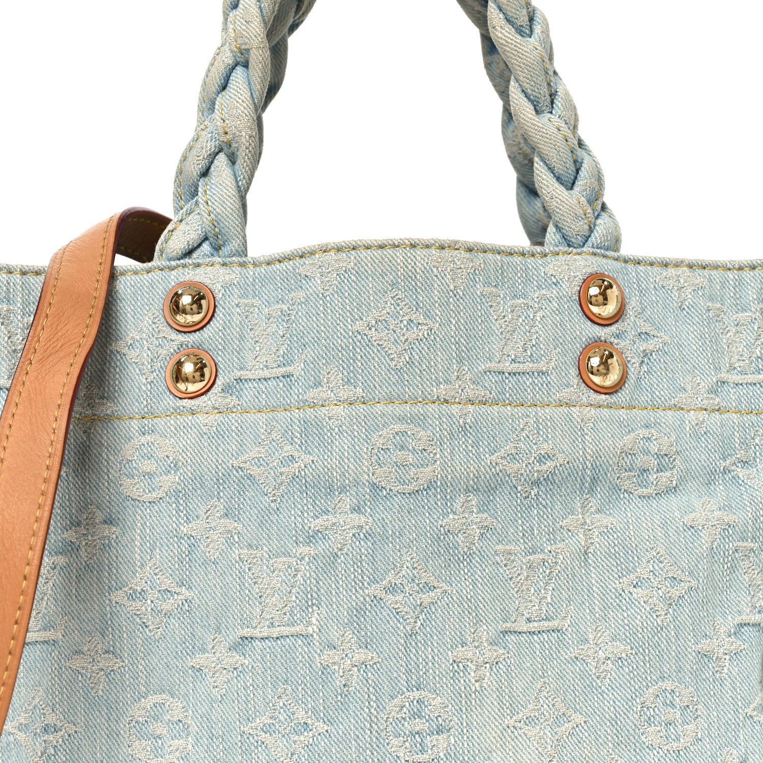 Louis Vuitton Monogram Washed Denim Let Go PM Sky Blue 7 of 10