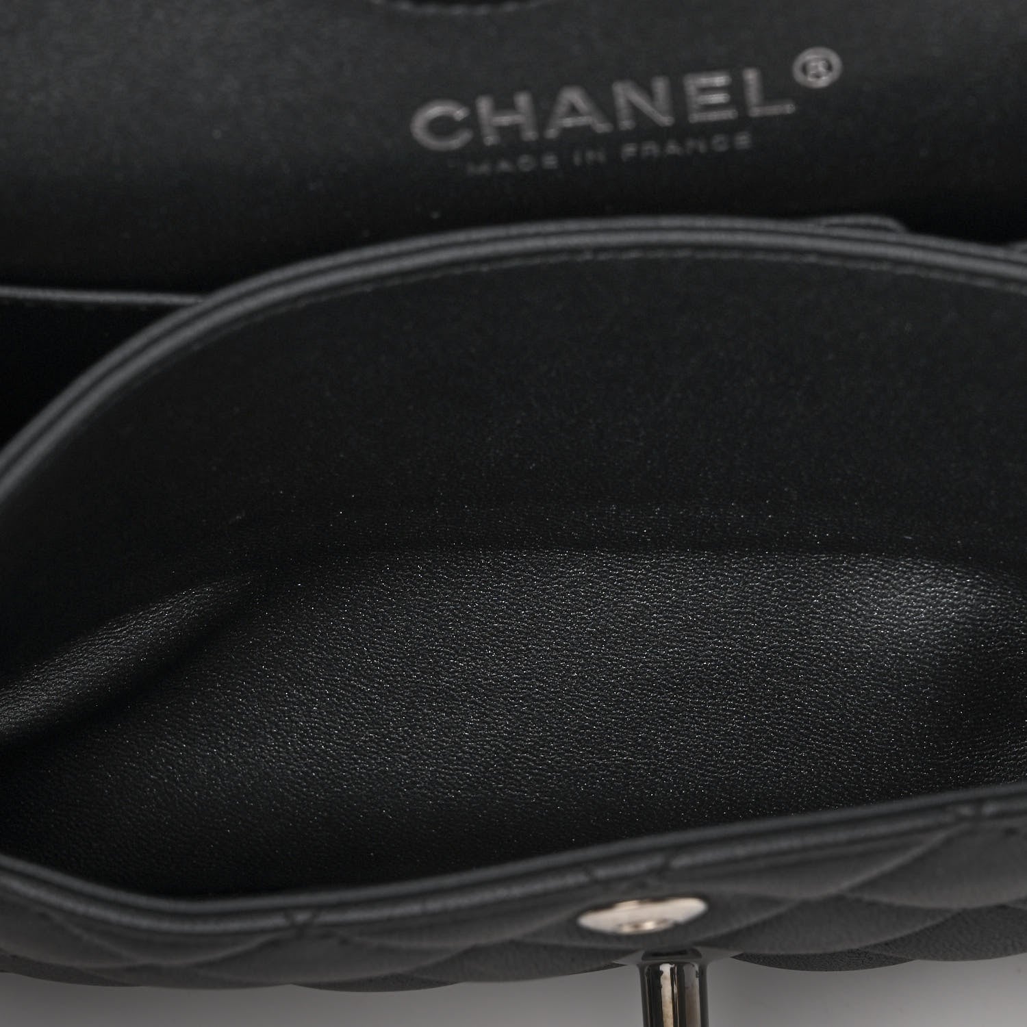 Chanel Lambskin Quilted Small Double Flap So Black 13 of 13