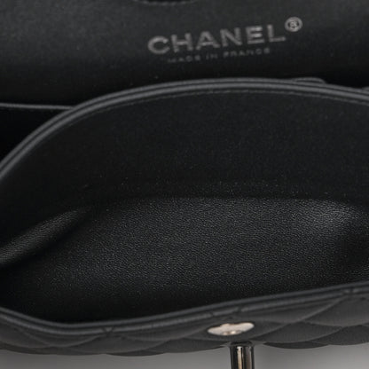 Chanel Lambskin Quilted Small Double Flap So Black 13 of 13
