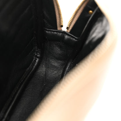 Saint Laurent Grain De Poudre Matelasse Monogram Mini Lou Camera Bag Dark Beige 13 of 16