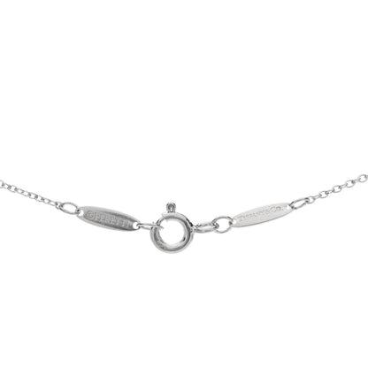Tiffany Sterling Silver Aquamarine Elsa Peretti Color By The Yard Pendant Necklace 4 of 4