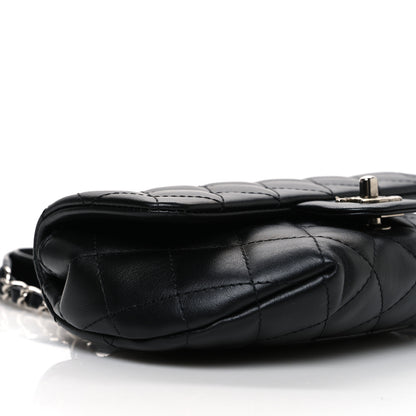 Chanel Calfskin Quilted CC Uniform Flap Belt Bag Black 9 of 10