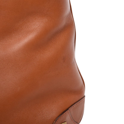 Gucci Calfskin Piston Lock Jackie O Hobo Tan 10 of 14