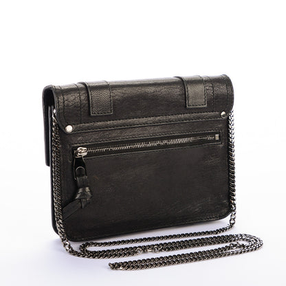 Proenza Schouler Lambskin Large PS1 Chain Wallet Black 3 of 6