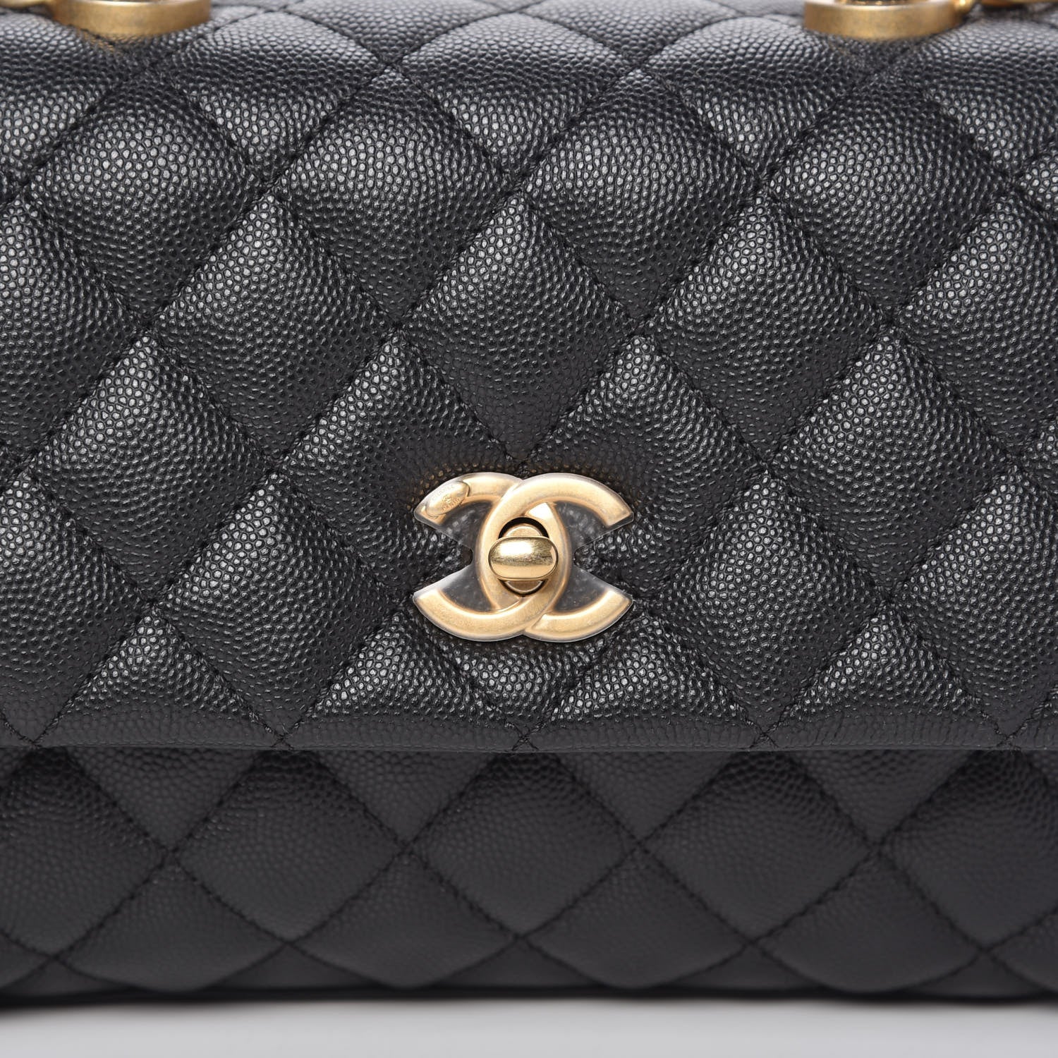 Chanel Caviar Quilted Mini Coco Handle Flap Black 10 of 10