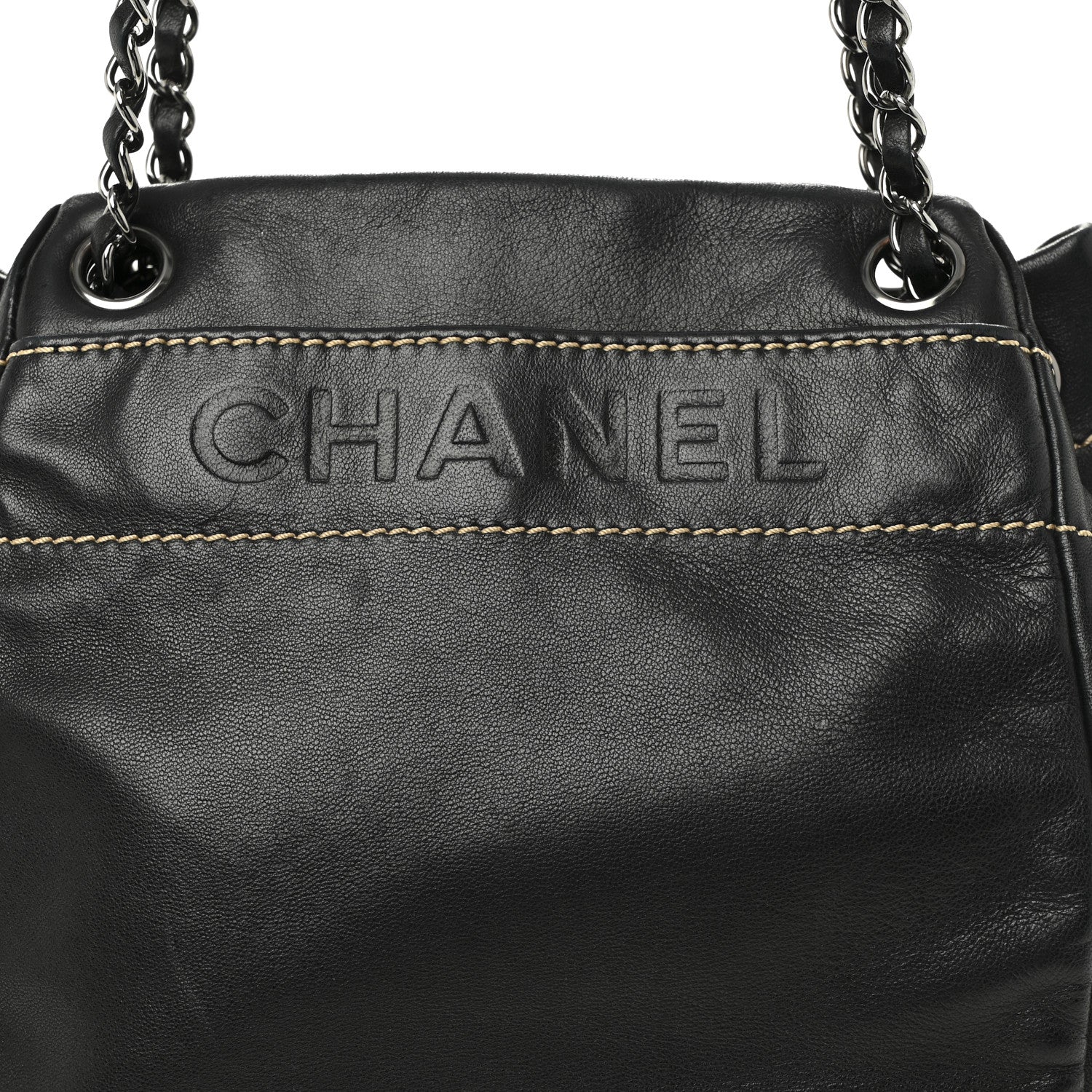 Chanel Lambskin Lax Accordion Shoulder Bag Black 8 of 11