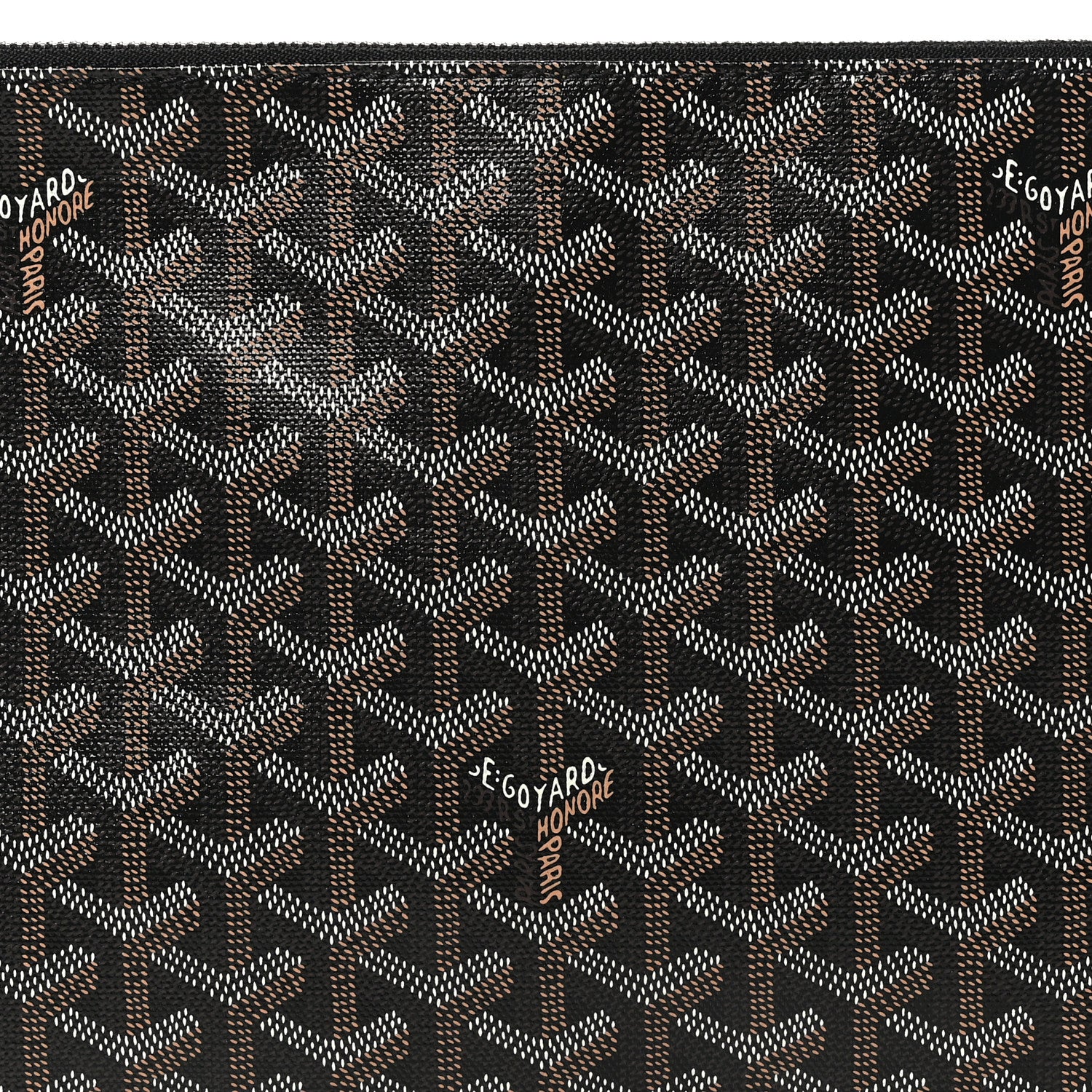 Goyard Goyardine Senat Pochette MM Black 7 of 7