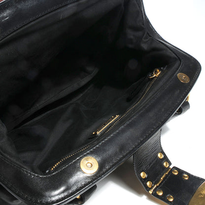 Miu Miu Nappa Matelasse Coffer Frame Tote Black 5 of 7