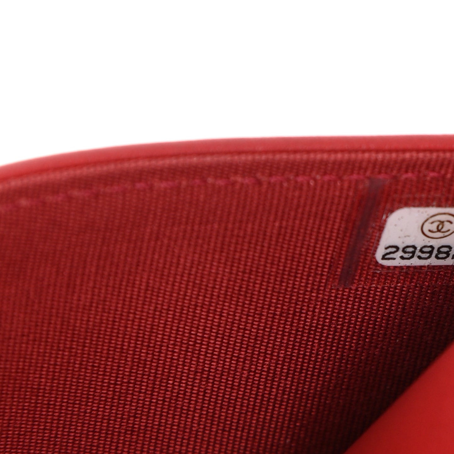 Caviar Quilted Boy Wallet On Chain WOC Red