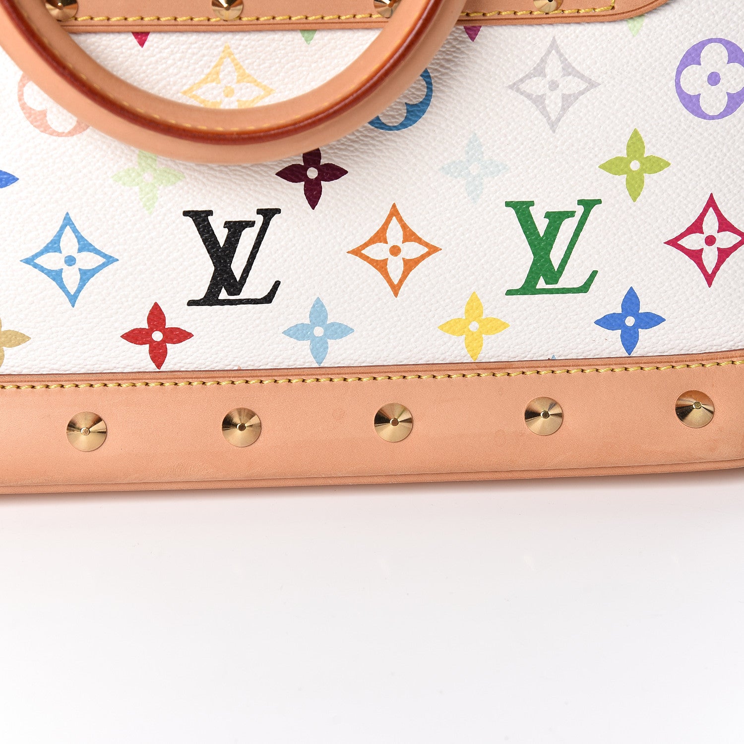 Louis Vuitton Monogram Multicolor Alma White 7 of 12