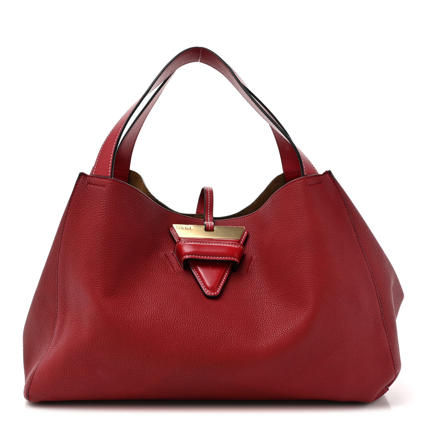 Loewe Calfskin Barcelona Tote Scarlet Red 1 of 21