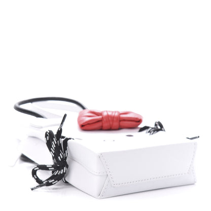 Balenciaga Calfskin Hello Kitty Phone Holder White 4 of 10
