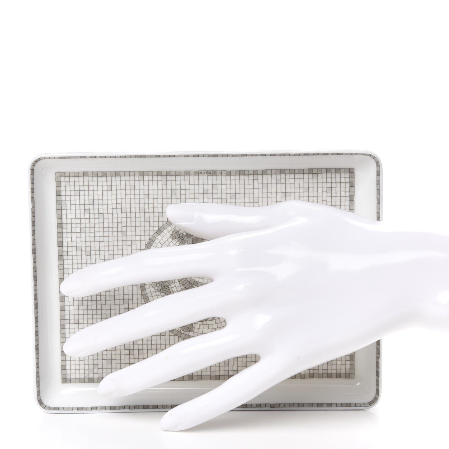 Porcelain Mosaique Au 24 Sushi Plate Platine