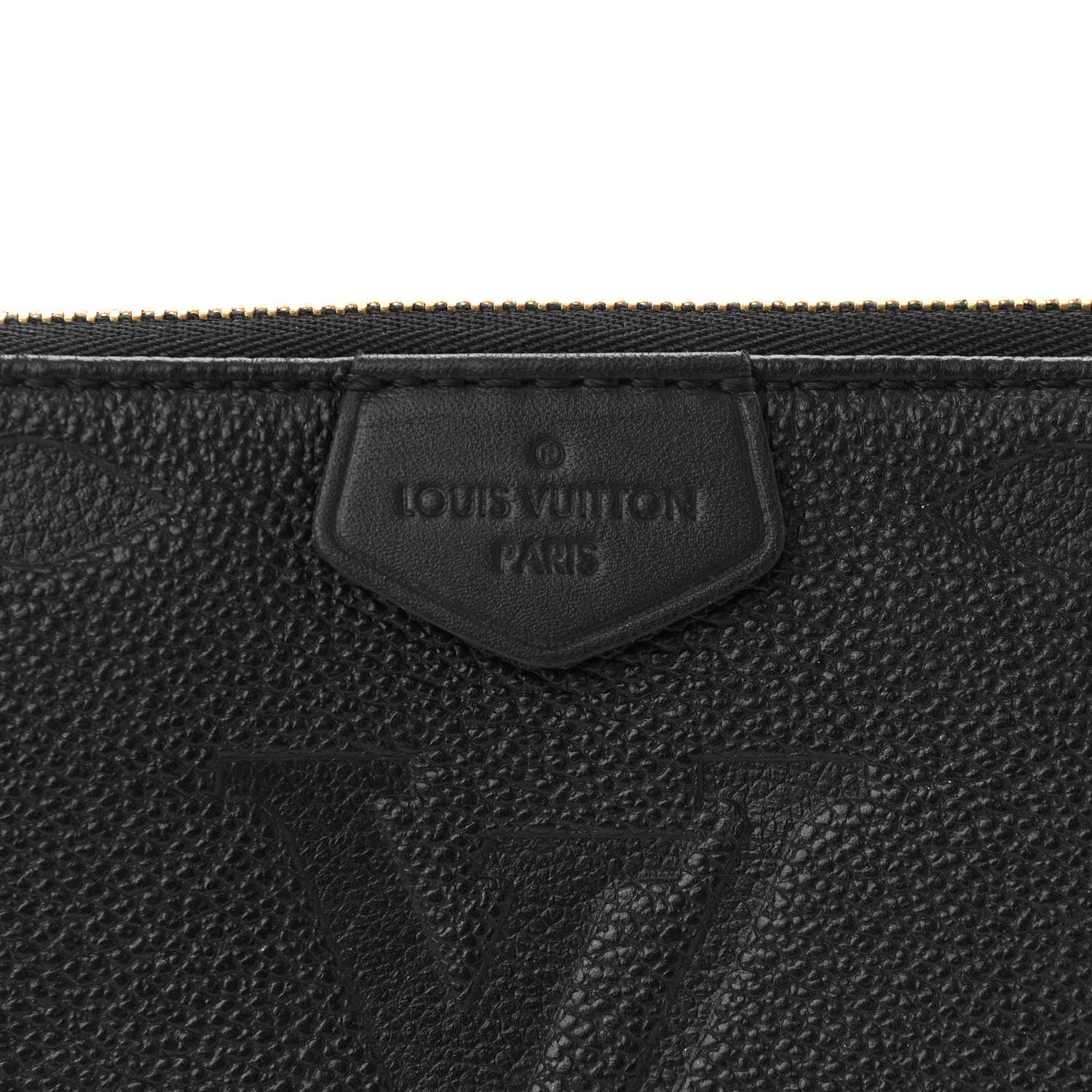 Louis Vuitton Empreinte Monogram Giant Multi Pochette Accessories Mini Pochette Black 7 of 9