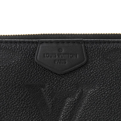 Louis Vuitton Empreinte Monogram Giant Multi Pochette Accessories Mini Pochette Black 7 of 9