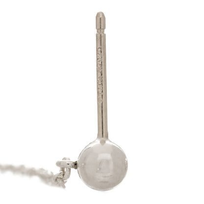 Tiffany Sterling Silver Pearl Ziegfeld Drop Earrings 4 of 4