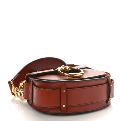 Chloe Calfskin Small Tess Bag Sepia Brown 4 of 8