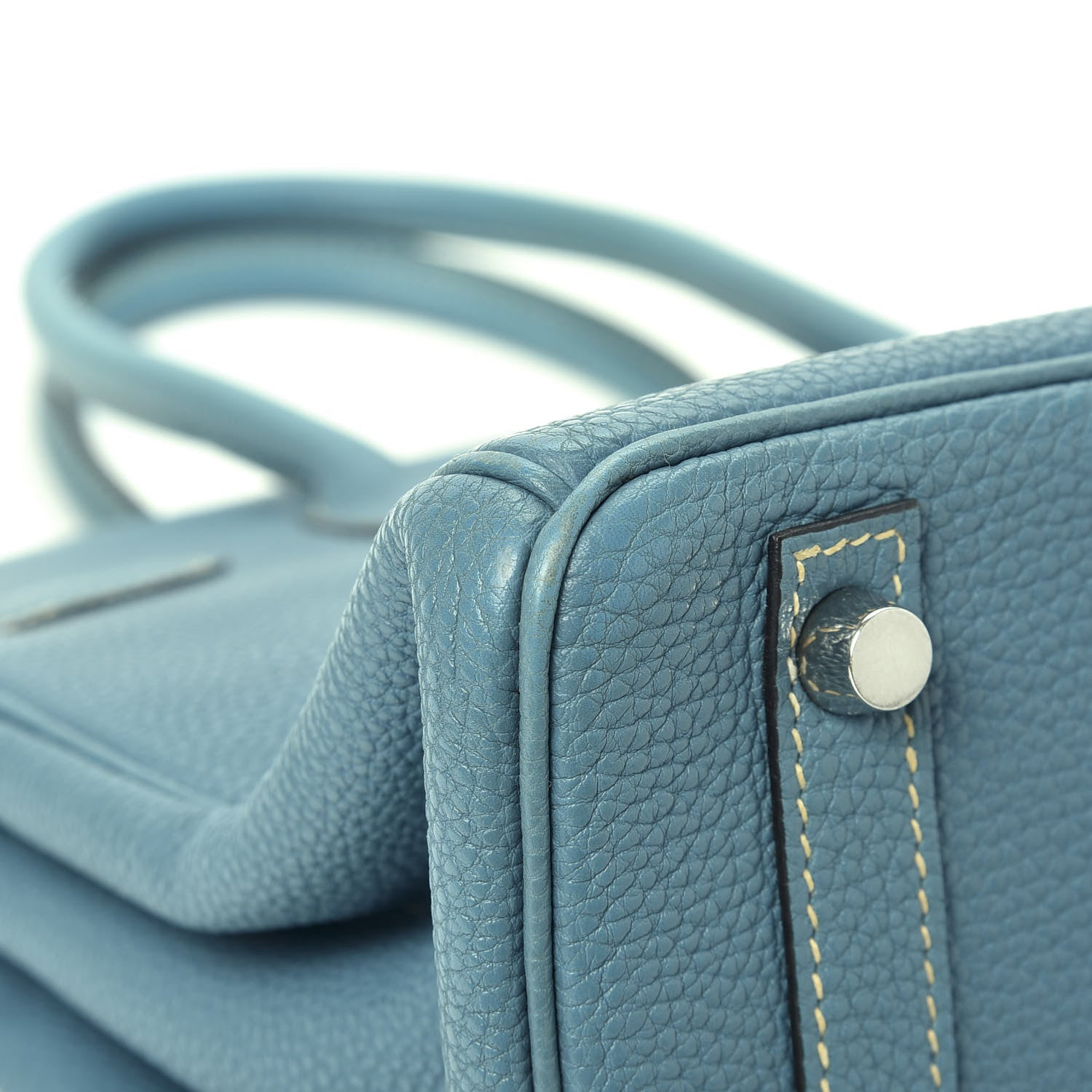 Hermes Togo Birkin 30 Blue Jean 12 of 20