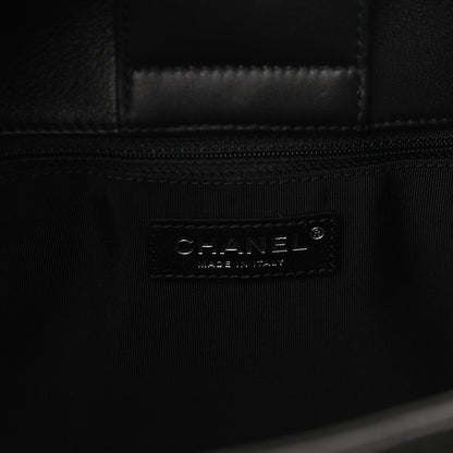 Chanel Caviar Quilted Large Turn Lock Shopping Tote Black 5 of 8