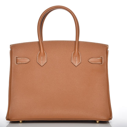 Hermes Epsom Birkin 30 Gold 4 of 34