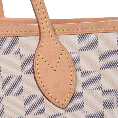 Louis Vuitton Damier Azur Neo Neverfull MM Rose Ballerine 11 of 11