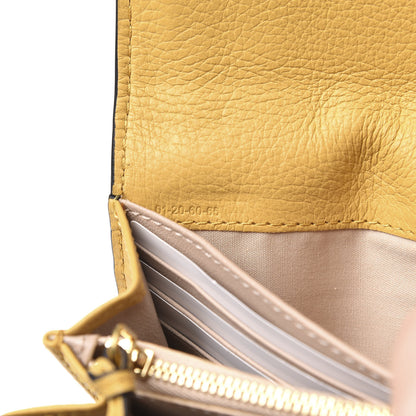 Chloe Calfskin Marcie Continental Flap Wallet Honey Gold 7 of 9