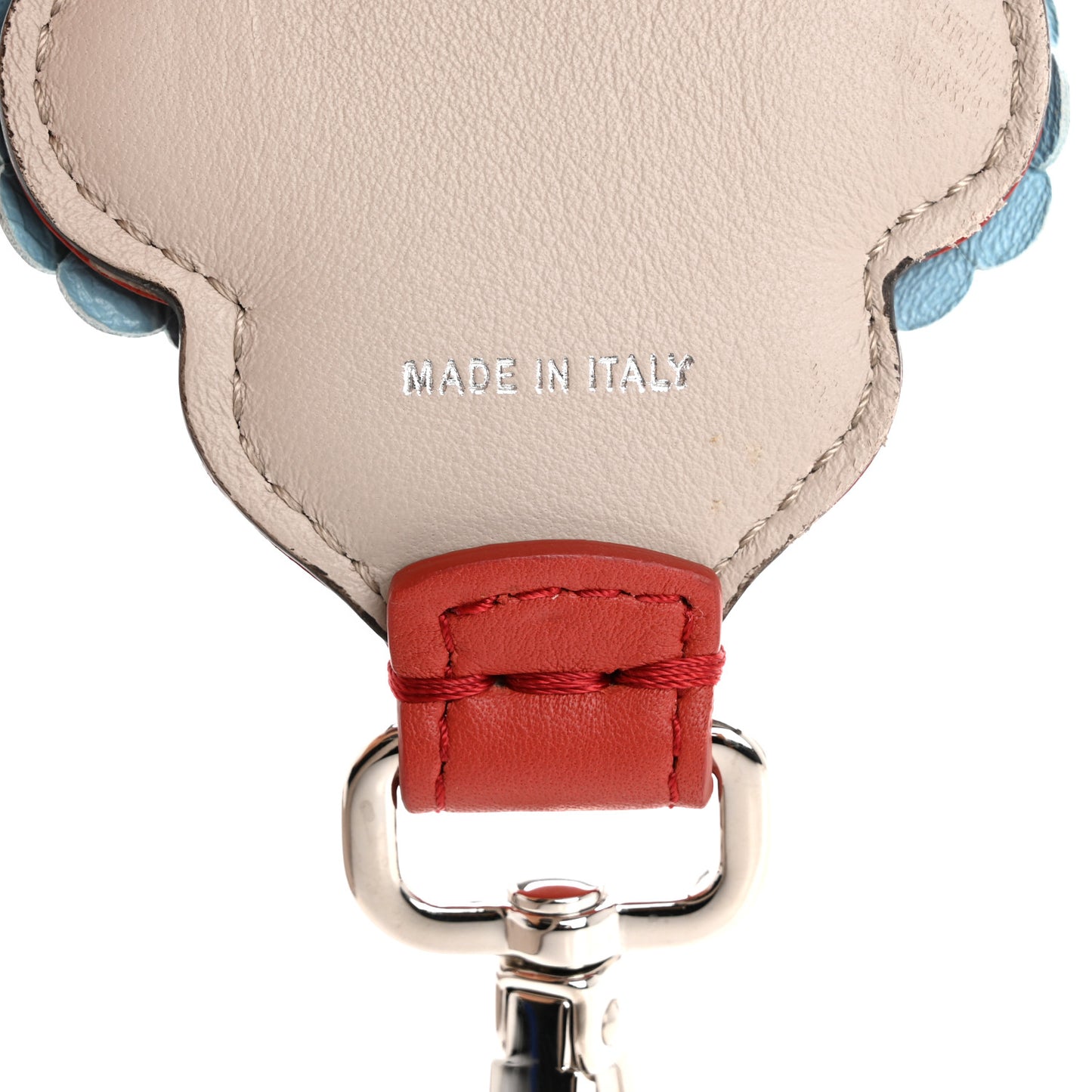 Vitello Dolce Nappa Hypnoteyes Bi-Color Scalloped Spike Studded Strap You Sienna Multicolor