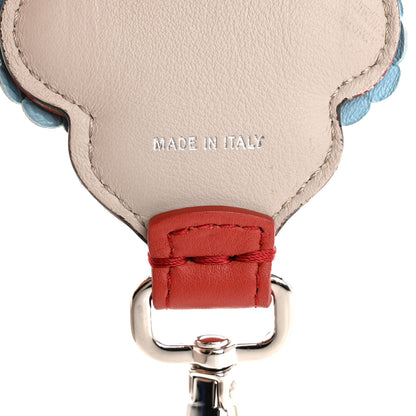 Fendi Vitello Dolce Nappa Hypnoteyes Bi-Color Scalloped Spike Studded Strap You Sienna Multicolor 5 of 8