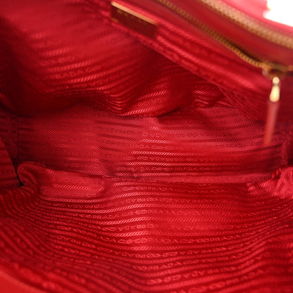 Prada Saffiano Lux Large Galleria Double Zip Tote Fuoco 5 of 11