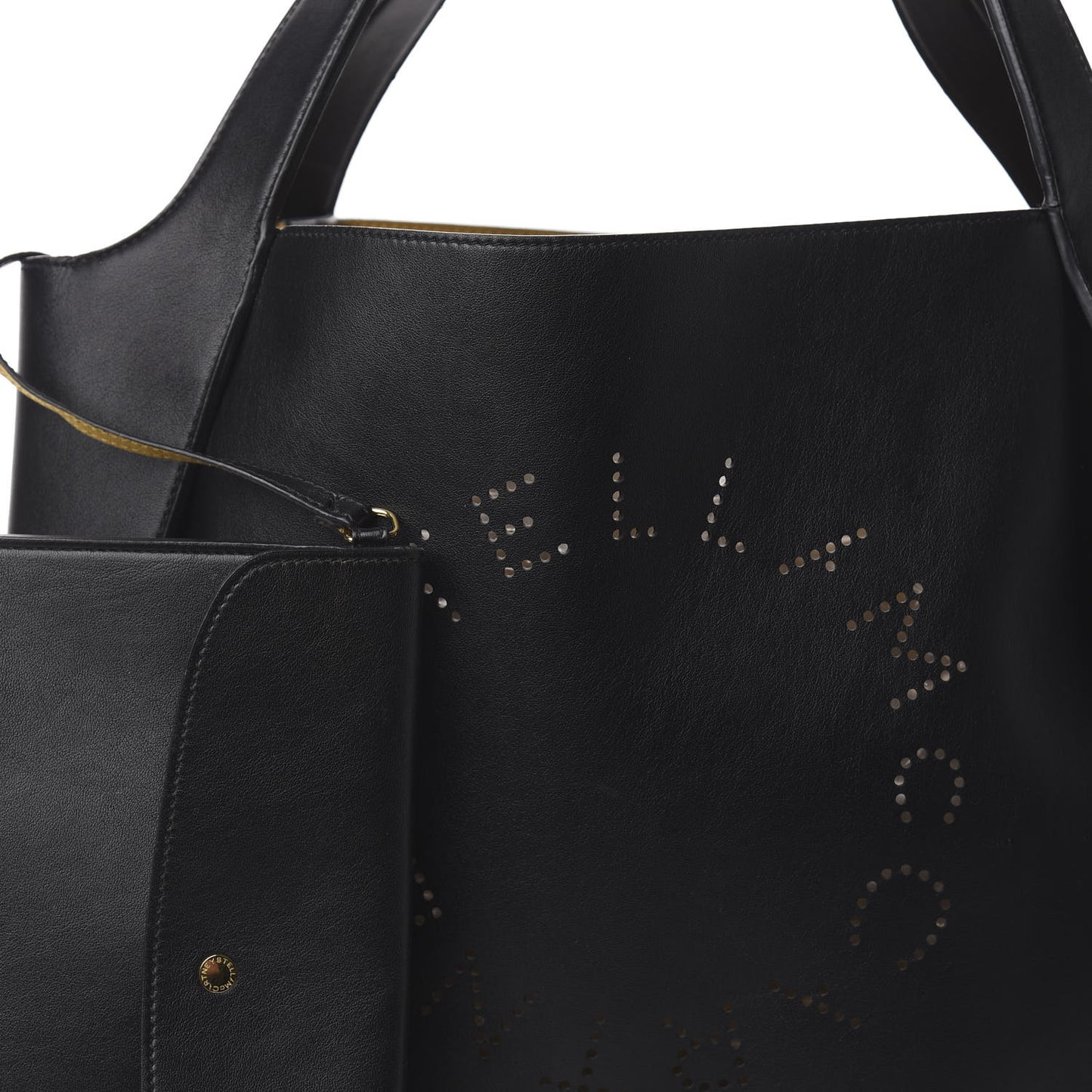 Eco Alter Nappa East West Perforated Tote Grey