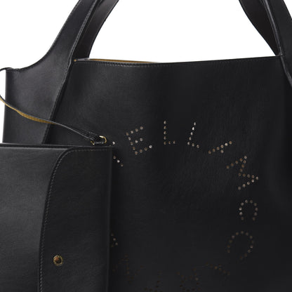 Stella McCartney Eco Alter Nappa East West Perforated Tote Grey 11 of 22