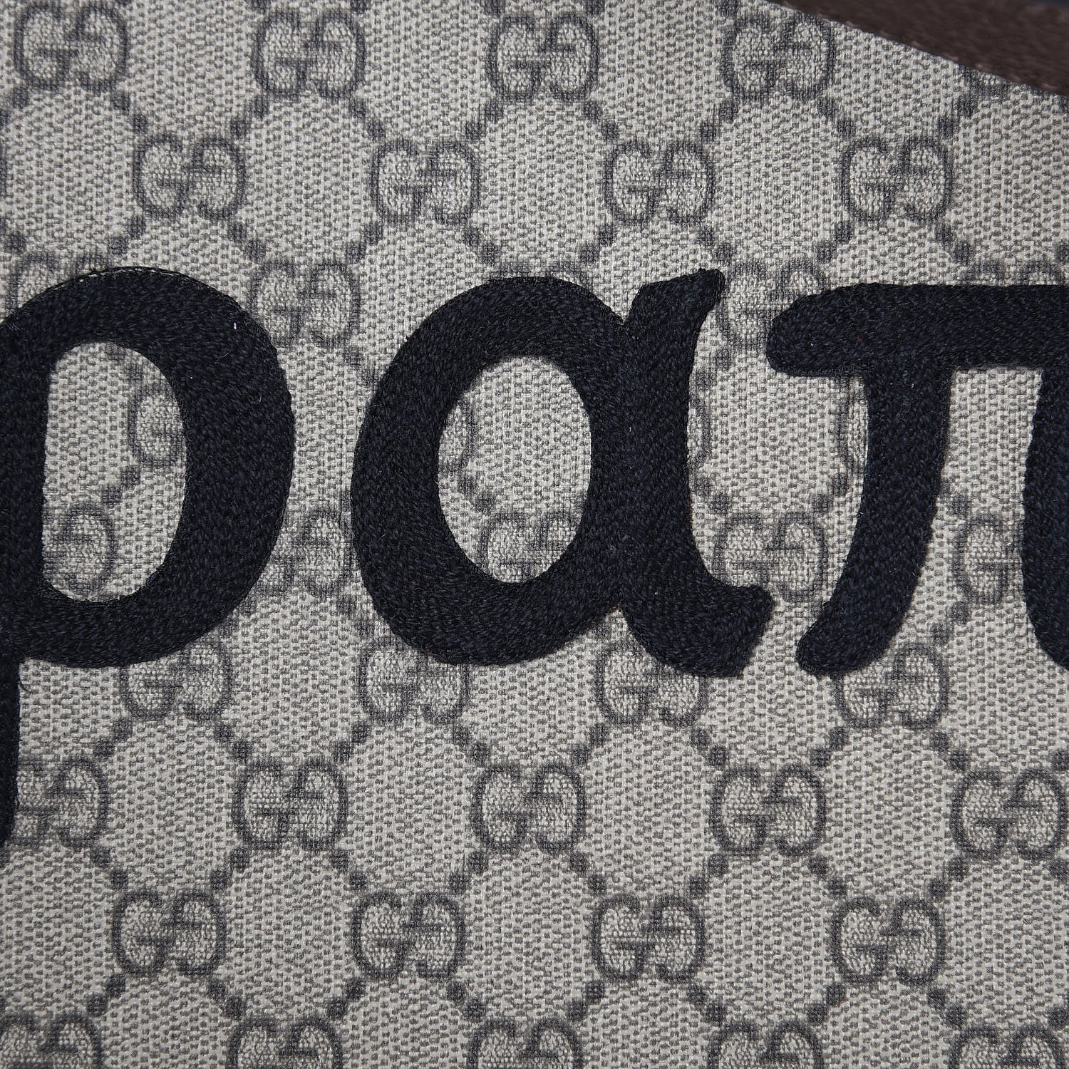 Gucci X DISNEY Soft GG Supreme Monogram Donald Duck Slip Handle Vertical Tote Beige New Acero 10 of 10