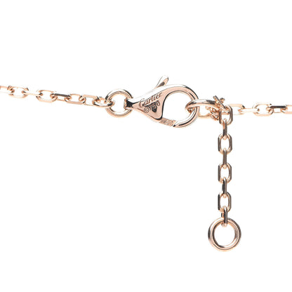 Cartier 18K Pink White Yellow Gold Diamond Trinity Pendant Necklace 3 of 5