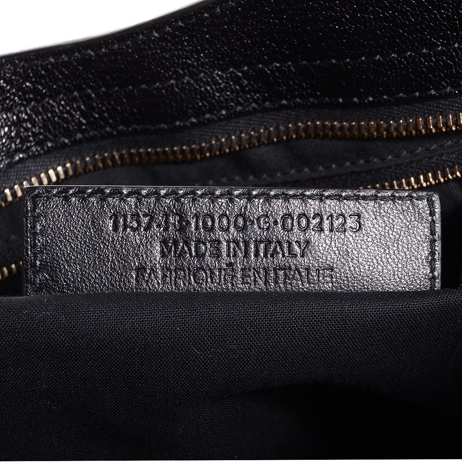 Balenciaga Chevre Gold Metallic Edge Hardware City Black 8 of 15