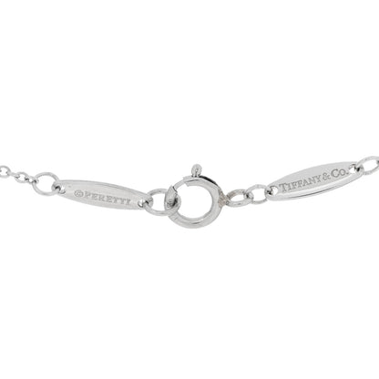 Tiffany Platinum Diamond .12ct Elsa Peretti Diamonds by the Yard Pendant Necklace 4 of 5