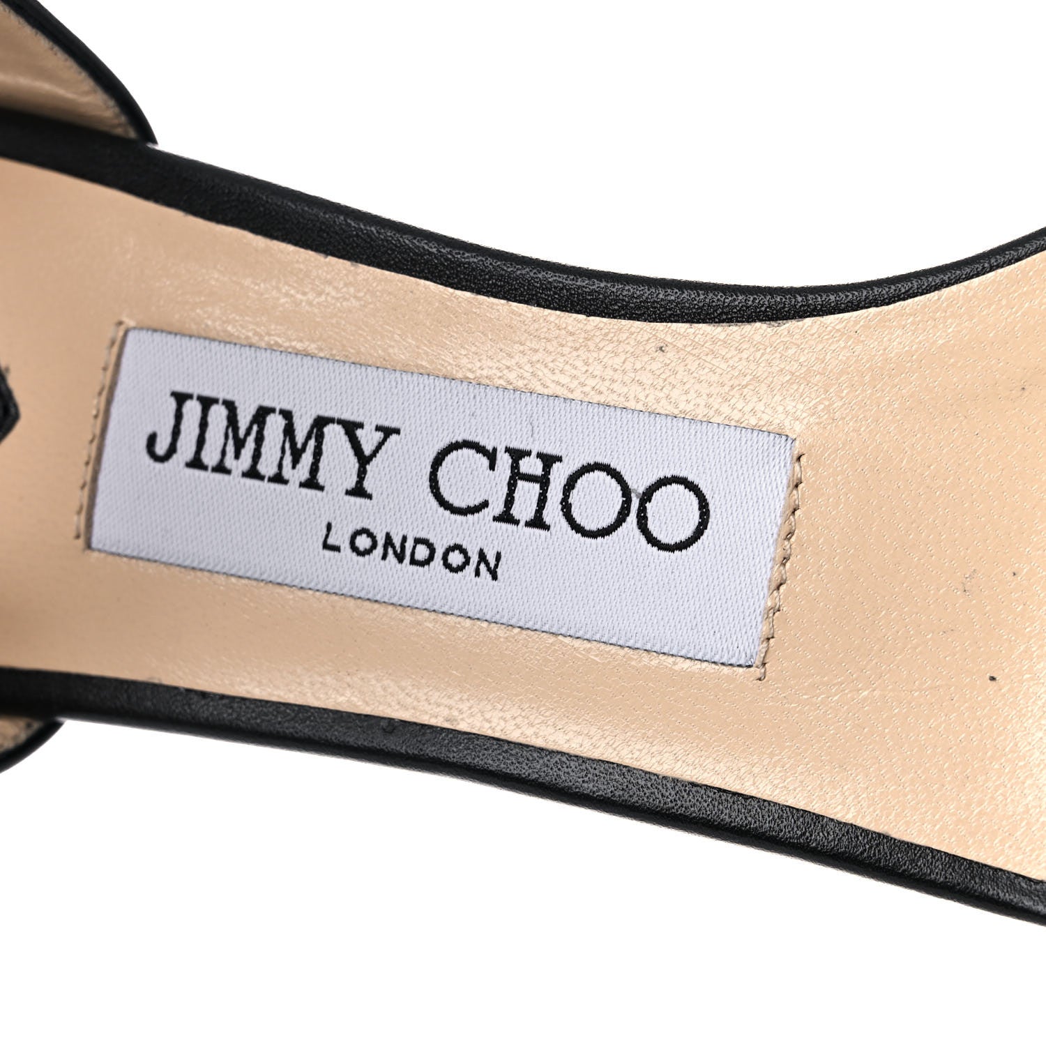 Jimmy Choo Shiny Calfskin Veto 65 Studded Sandals 35 Black 10 of 12