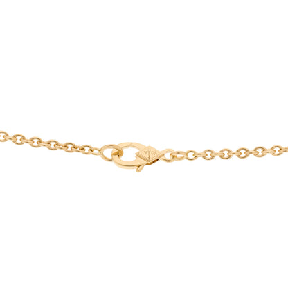 Van Cleef & Arpels 18K Yellow Gold Mother of Pearl Pure Alhambra Pendant Necklace 4 of 7