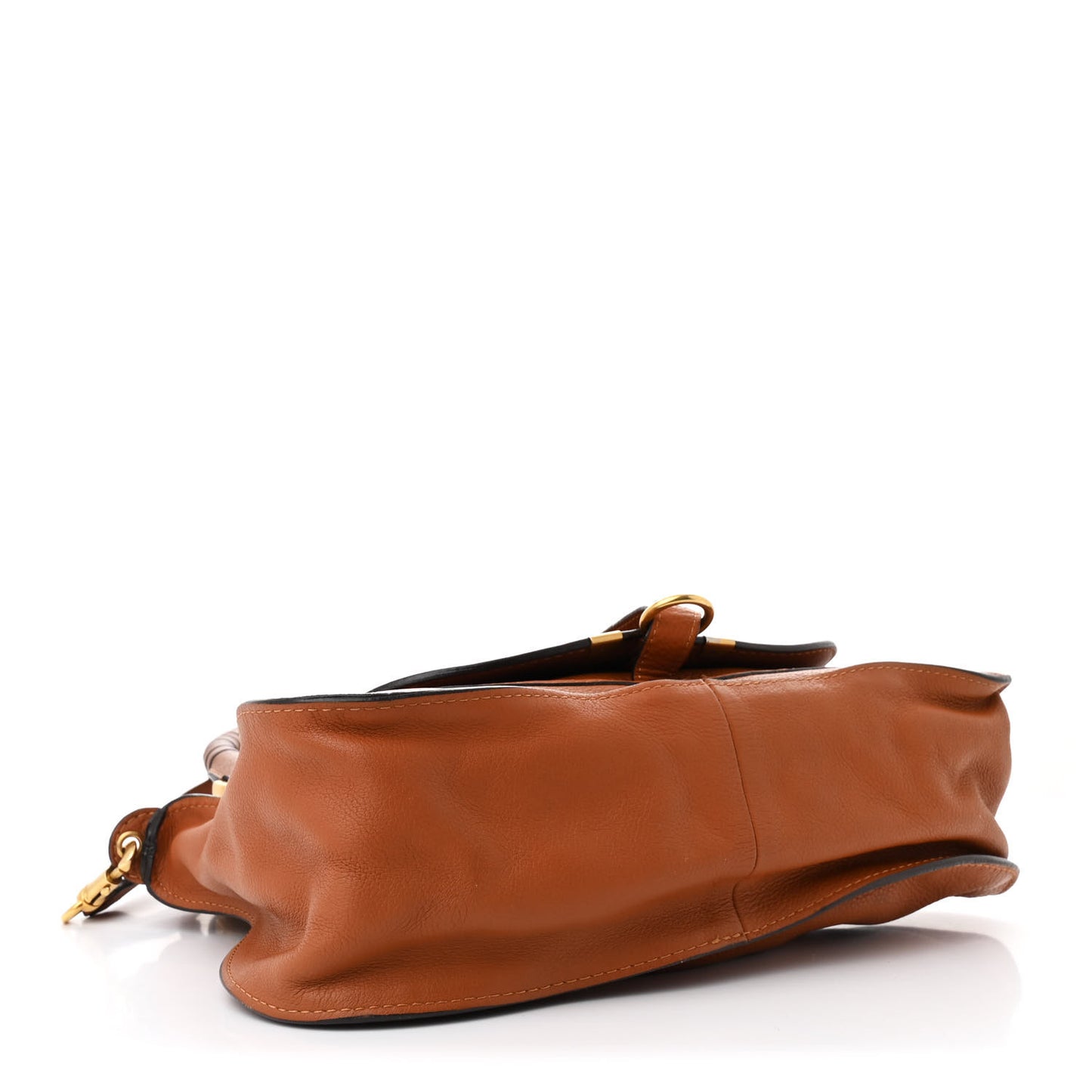 Calfskin Medium Marcie Satchel Tan