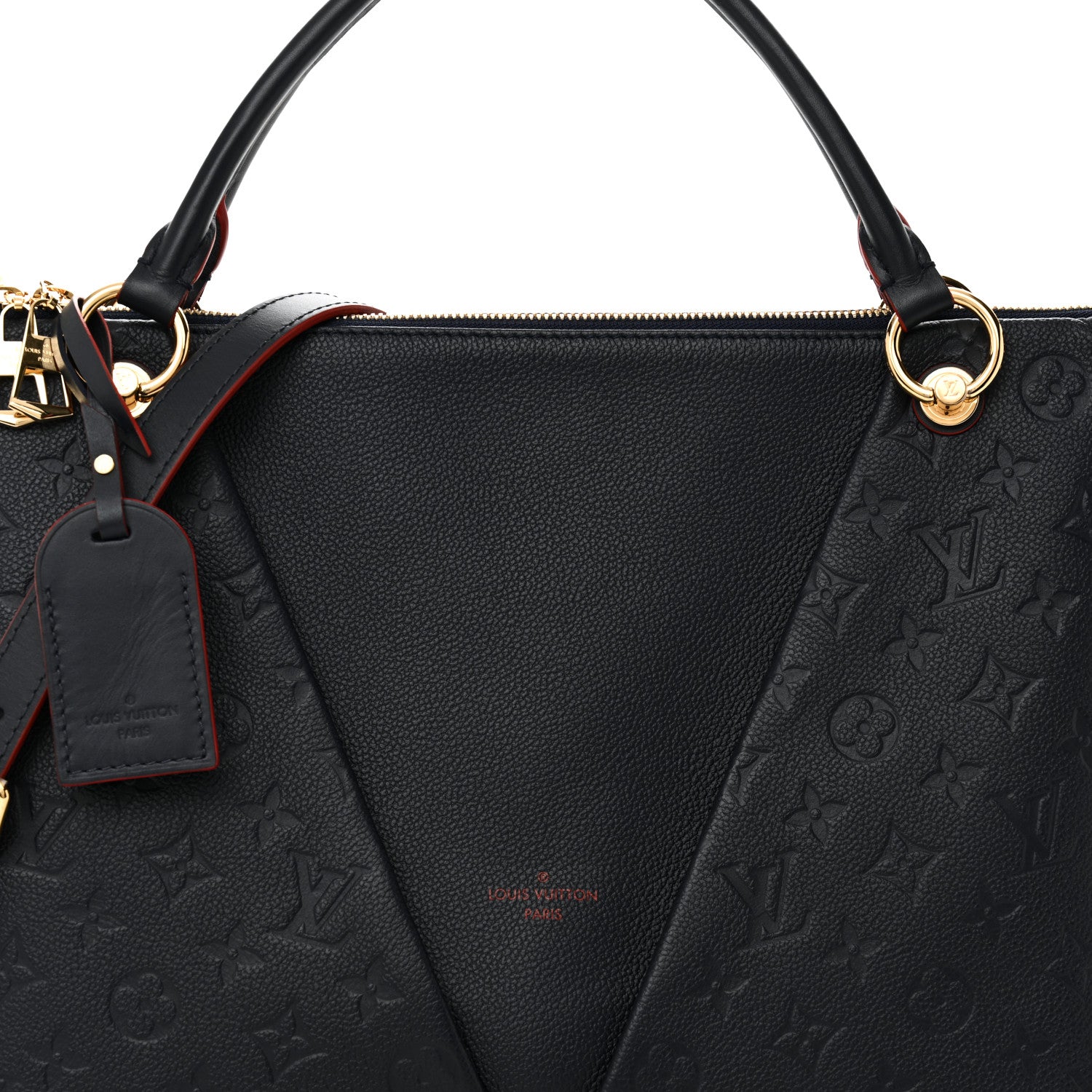 Louis Vuitton Empreinte V Tote MM Marine Rouge 7 of 9