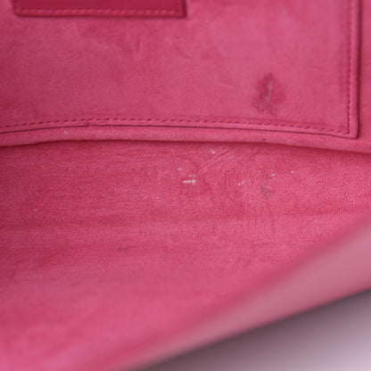 Saint Laurent Calfskin Classic Y Ligne Clutch Fuchsia 8 of 12