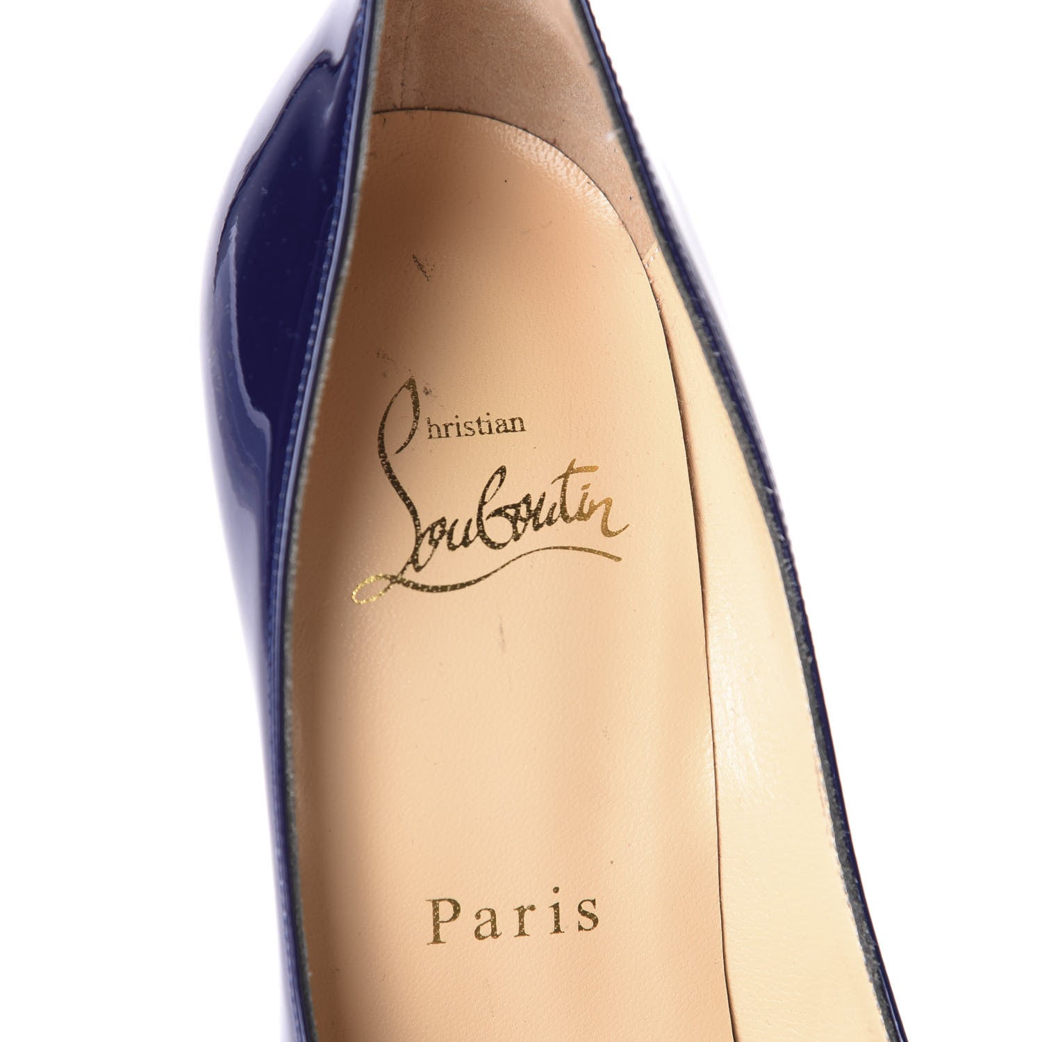 Christian Louboutin Patent Decollete 554 100 Pumps 35 Purple Pop 8 of 9