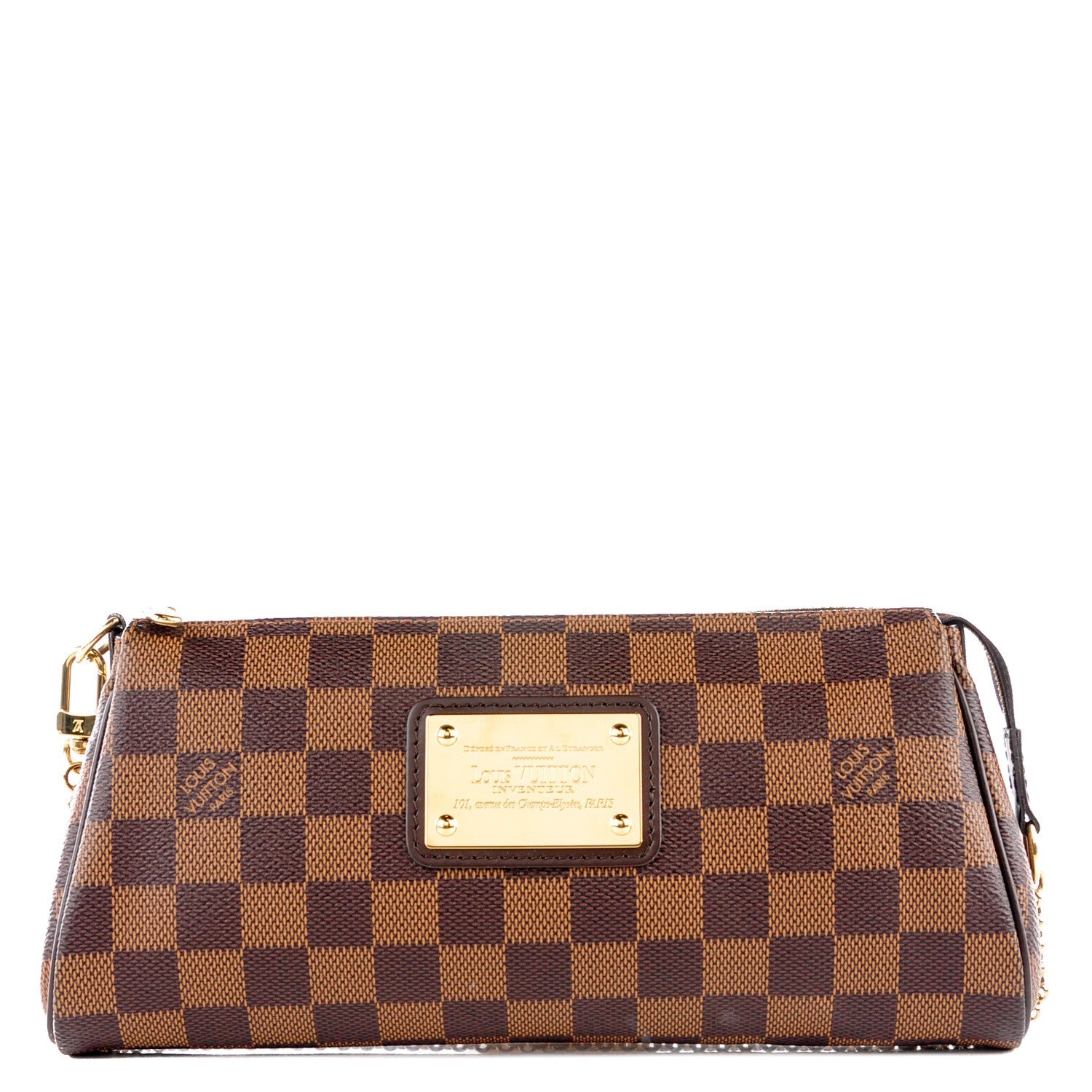 Louis Vuitton Damier Ebene Eva Clutch 1 of 7