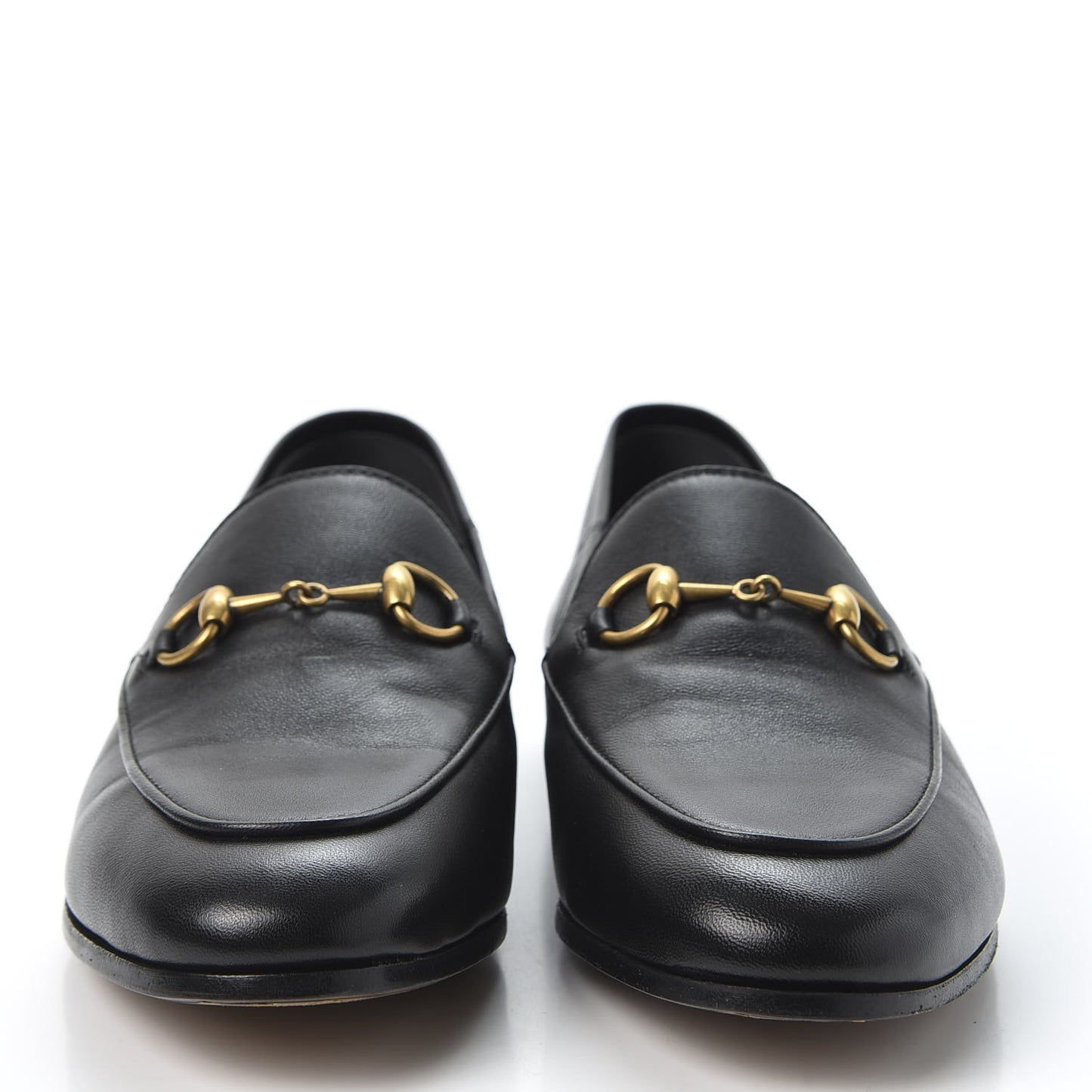 Lambskin Womens Brixton Horsebit Loafers 37 Black