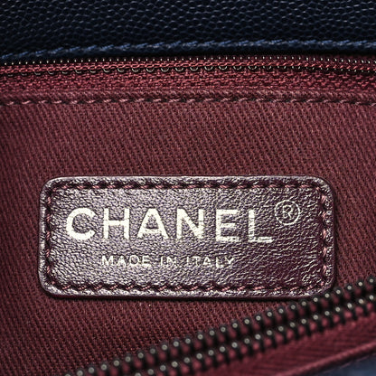 Chanel Caviar Quilted Small Coco Handle Flap Navy 6 of 13