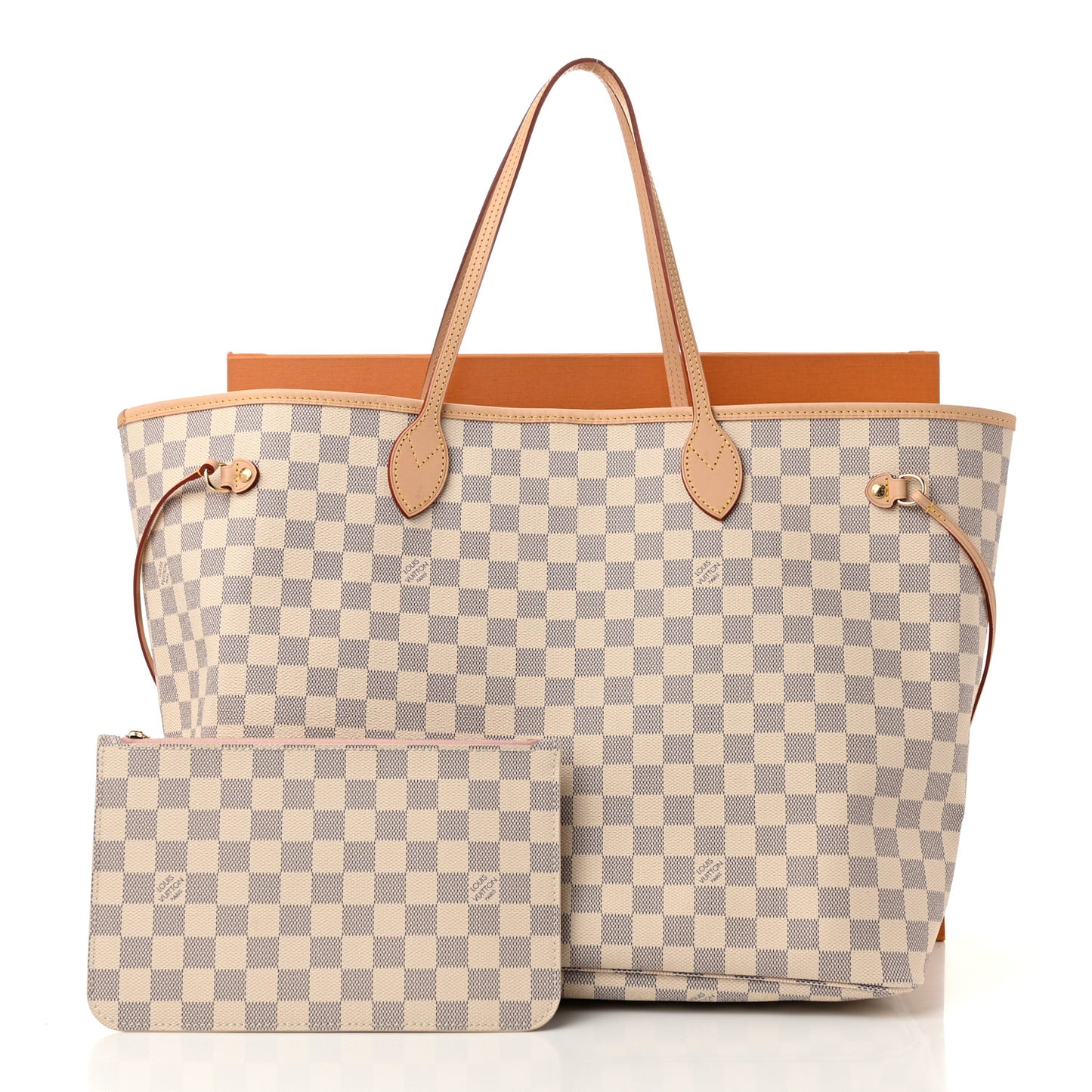 Damier Azur Neo Neverfull GM Rose Ballerine