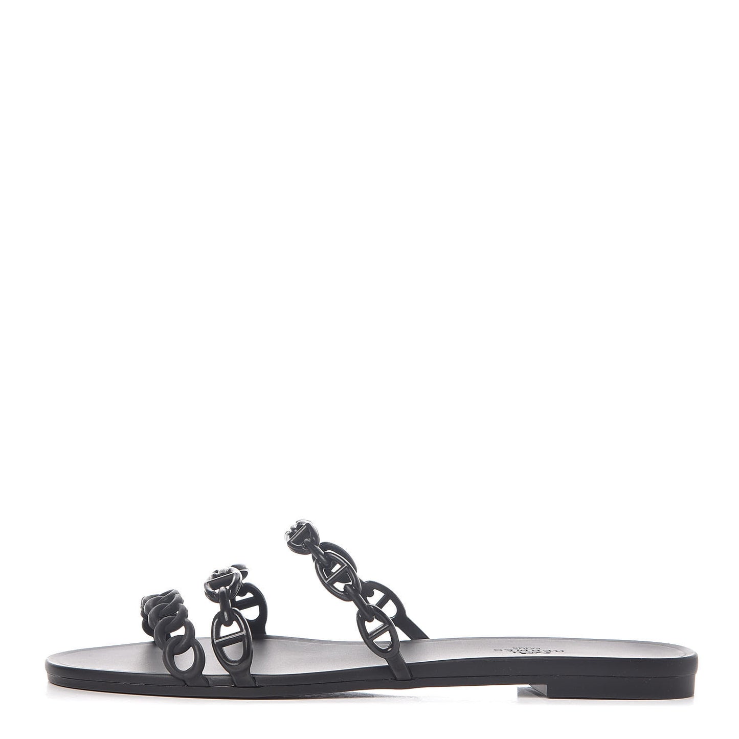 Rubber Chaine d'Ancre Rivage Sandals 41 Black