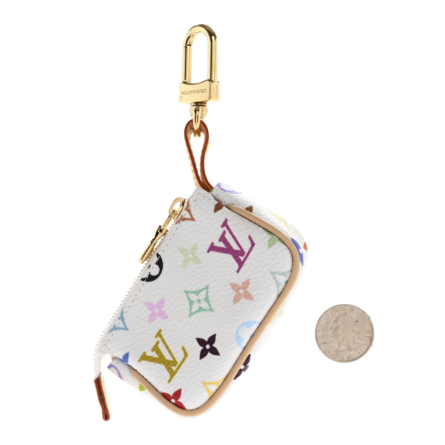 Louis Vuitton LV x TM Monogram Multicolor Micro Pochette White 2 of 7