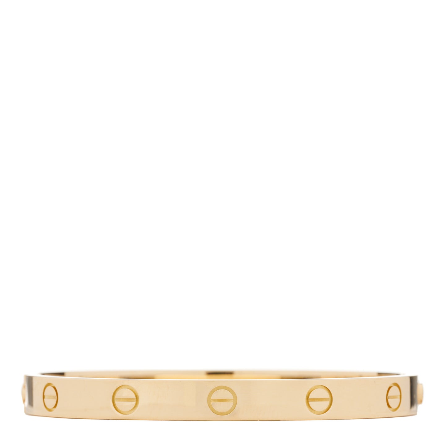 18K Yellow Gold LOVE Bracelet 17