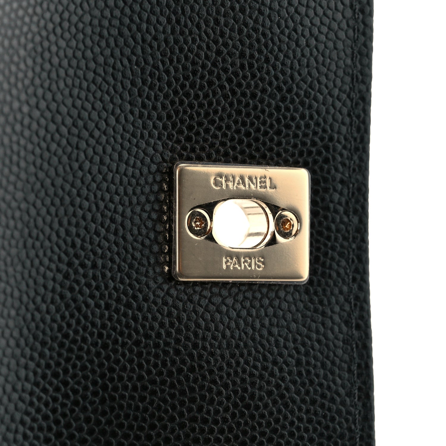 Chanel Caviar Quilted Nano Coco Handle Clutch With Chain Black 6 of 12