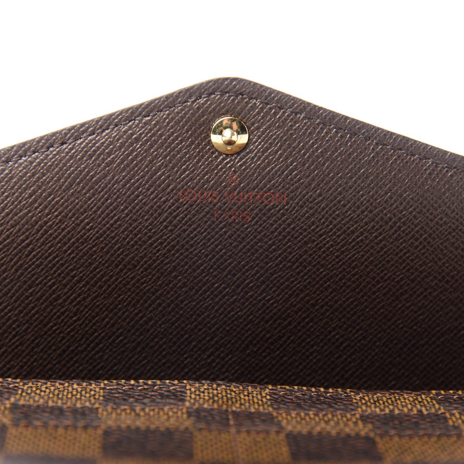 Louis Vuitton Damier Ebene Sarah Wallet NM 6 of 6